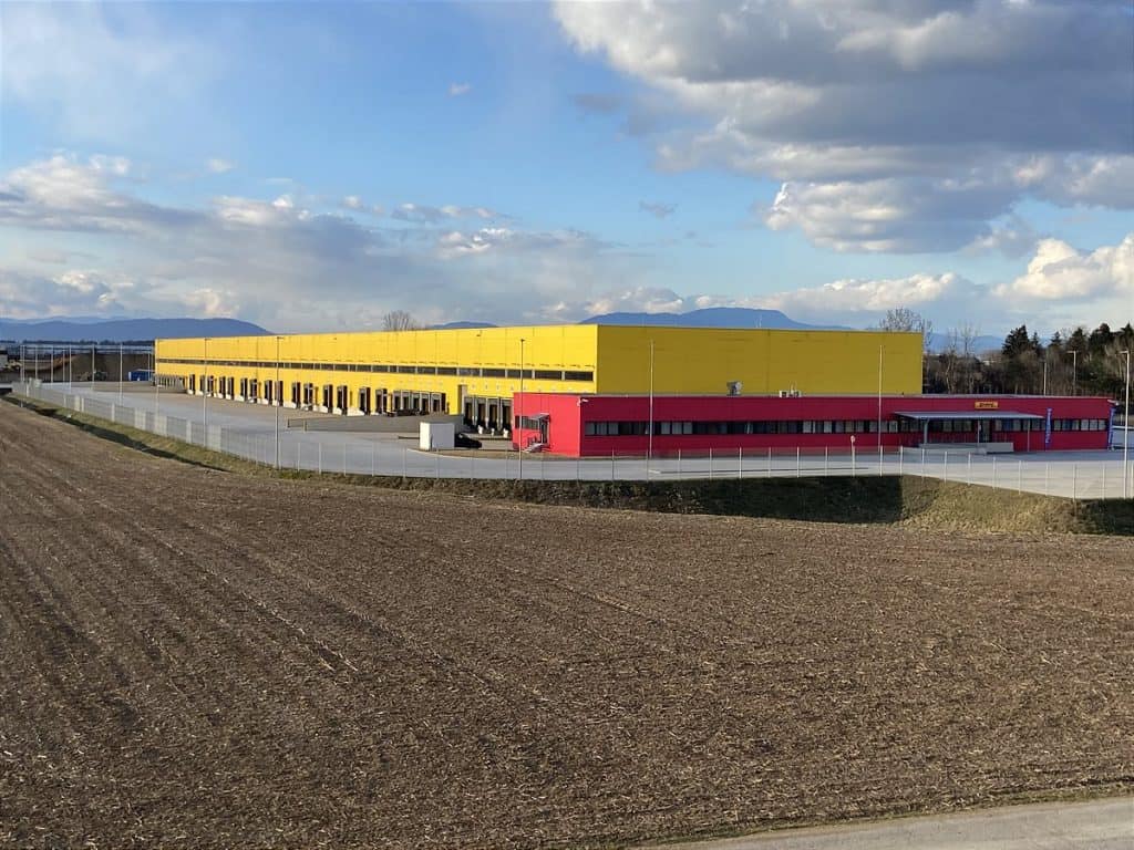 Ein Logistikzentrum in Werndorf